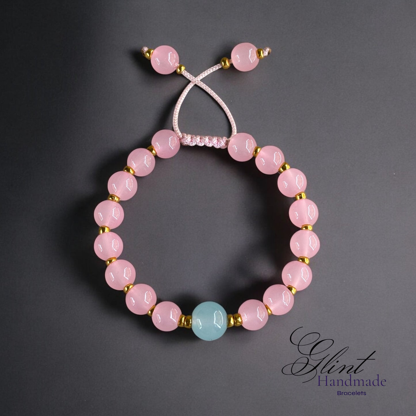 Soft Pink beads bracelet