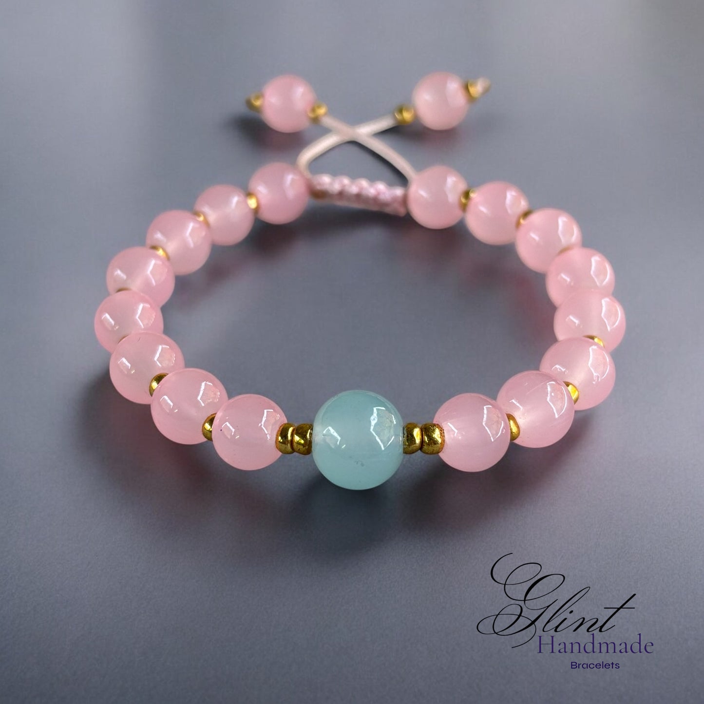 Soft Pink beads bracelet