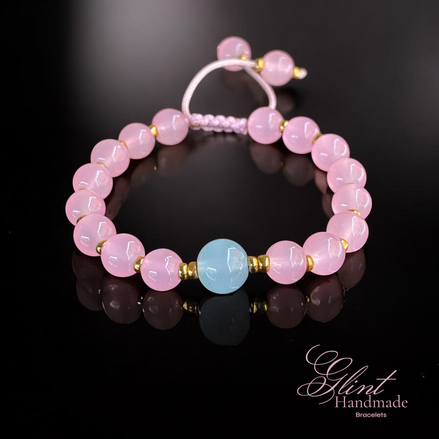 Soft Pink beads bracelet